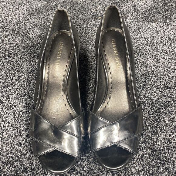Gianni Bini Silver 3” Heals Size 6 - Picture 1 of 7